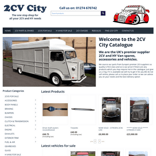 Citroen 2CV and HY Spares, Parts and Sales