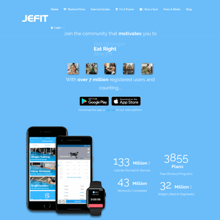 Home | Jefit - #1 Gym workout app