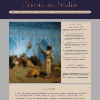 Home | Orientalism Studies