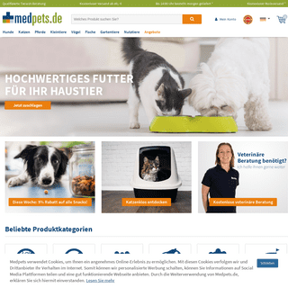 Medpets.de Online-Tierapotheke | Tiermedikamente, Futter & mehr 