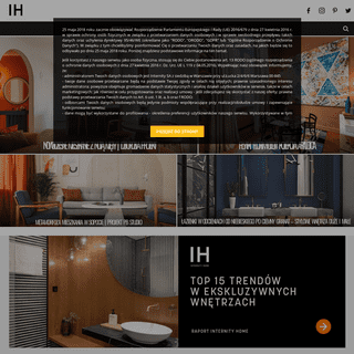 IH - Internity Home | Przyjdź, Zobacz, Dotknij, Zachwyć się