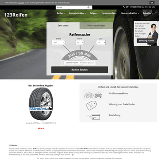 Reifen zu günstigen Preisen online bestellen @ 123reifen.de