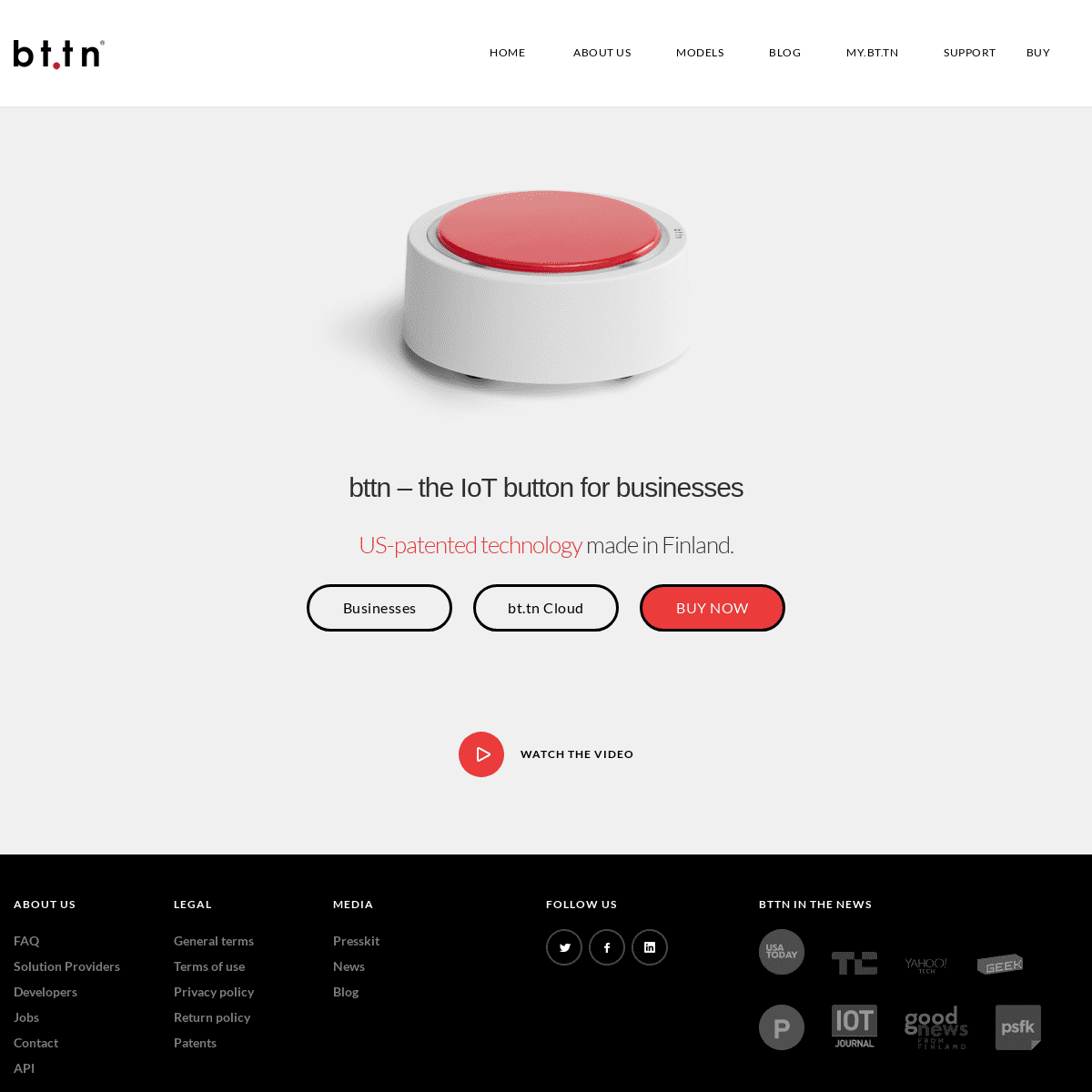 bttn - The IoT button for businesses