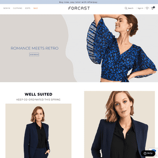 Shop desk-to-dinner dresses & clothes at Forcast fashion online