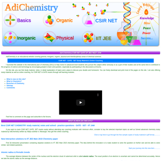 A complete backup of adichemistry.com