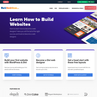 Learn How to Build Websites | Markhendriksen.com
