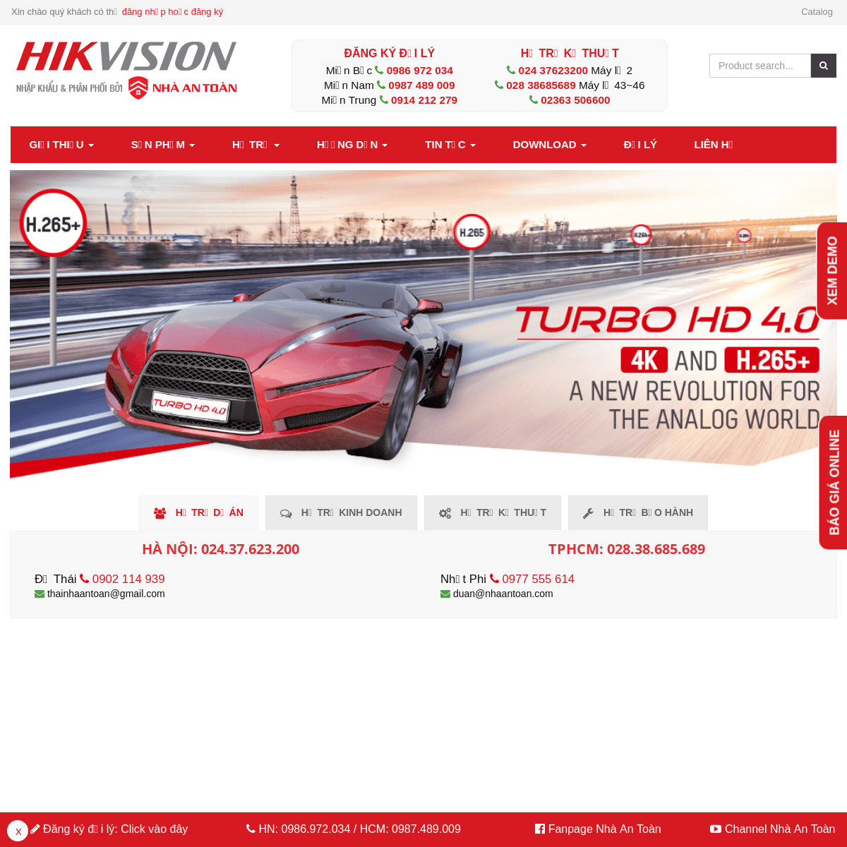 HIKVISION VIỆT NAM - Nhà nhập khẩu phân phối chính thức Hikvision