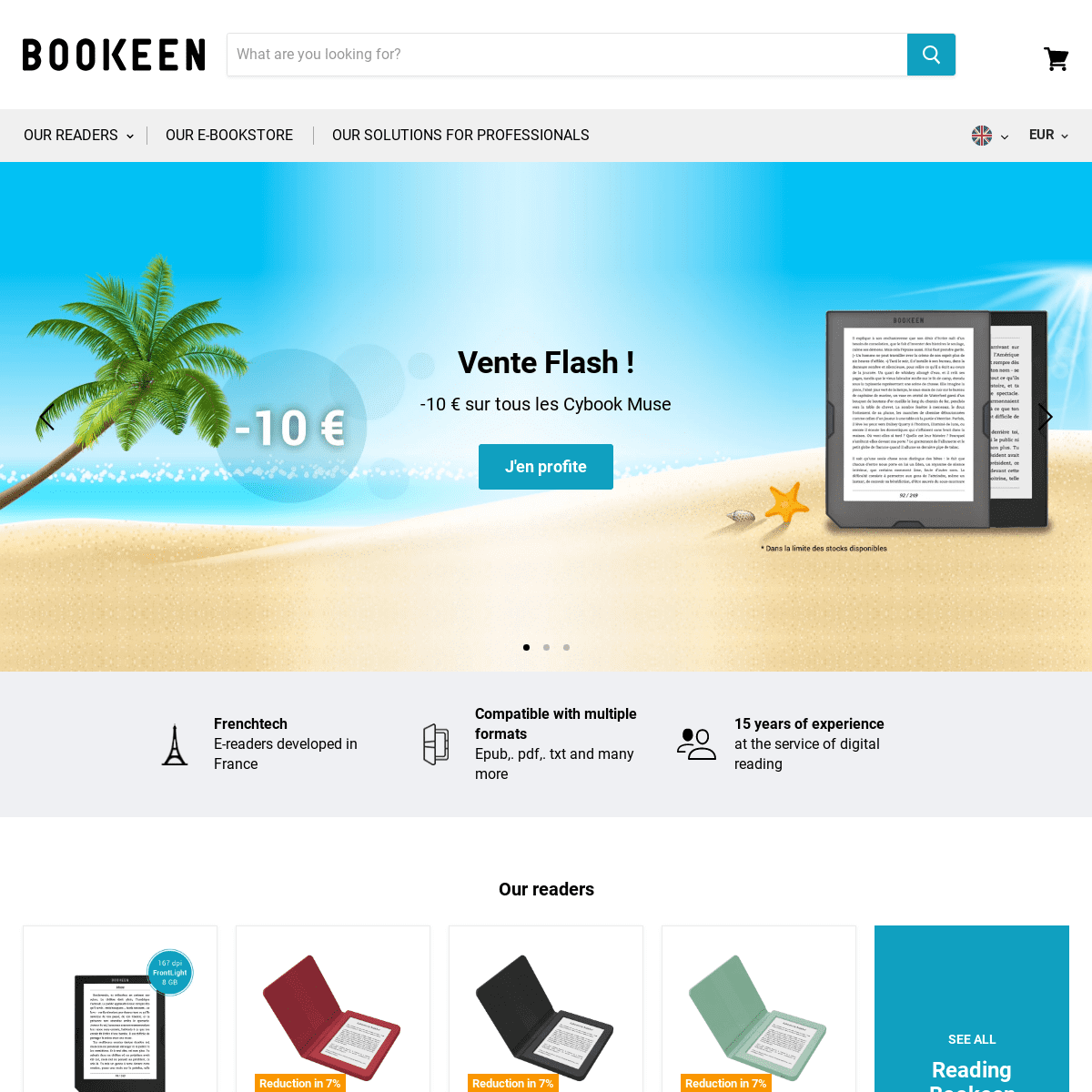 A complete backup of bookeen.fr