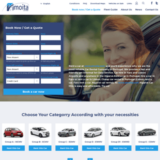 Reservation form | Amoita Car Hire - Portugal
