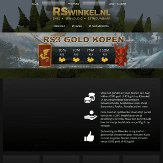 RSwinkel.nl - OSRS gold & RS3 gold kopen - Snel - Eenvoudig - Betrouwbaar -