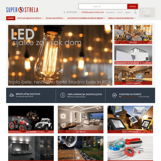 LED svetila, LED trakovi, LED žarnice | Superstrela.com  | LED svetila, LED trakovi, LED žarnice