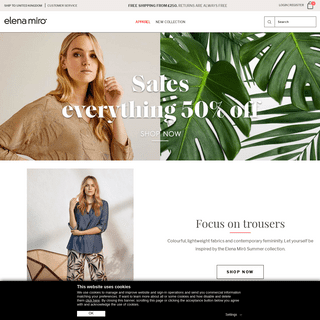 Elena Mirò Online Store - Curvy women’s apparel - Official Website - GB