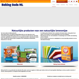 Baking Soda NL | Grootste leverancier van baking soda in de Benelux