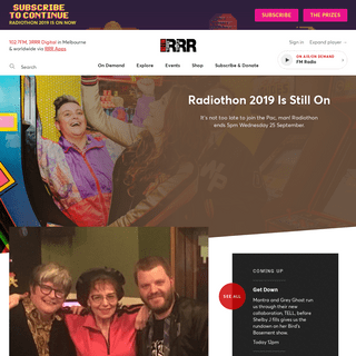 Triple R 102.7FM, Melbourne Independent Radio 