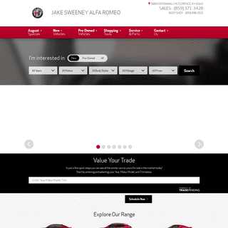 Jake Sweeney Alfa Romeo | Florence, KY Alfa Romeo Dealership 