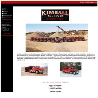 Kimball Sand Company, Inc.