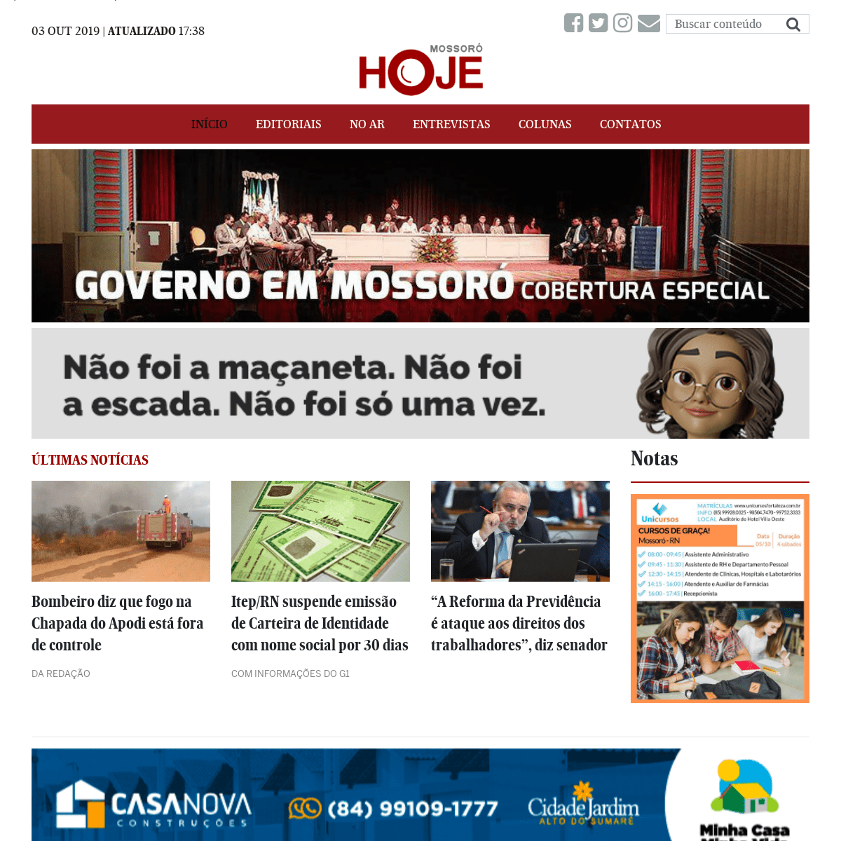  Mossoró Hoje - O portal de notícias de Mossoró