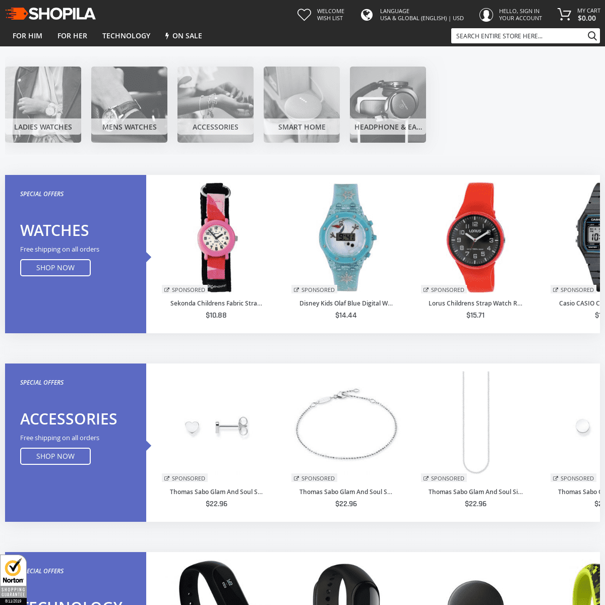 Shopila - Watches, Accessories, Home & Kitchen and more...