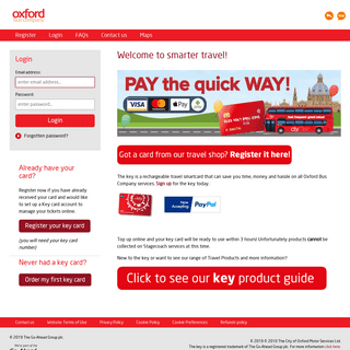 Oxford Bus Company - the key