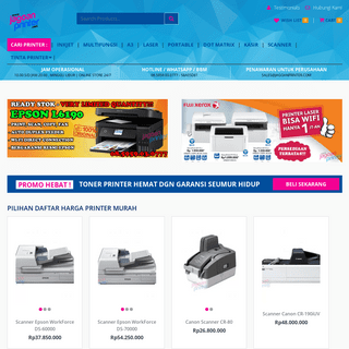 Jual Beli PRINTER Canon, Epson, HP - TINTA Printer - TONER Murah | JagoanPrinter.com