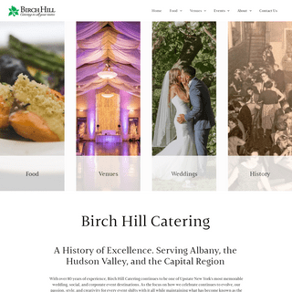 Catering Albany | Hudson Valley | Capital Region - Birch Hill Catering