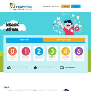 PrepWays Fun Math Games for Kids in Online - Children-Kids Math Games