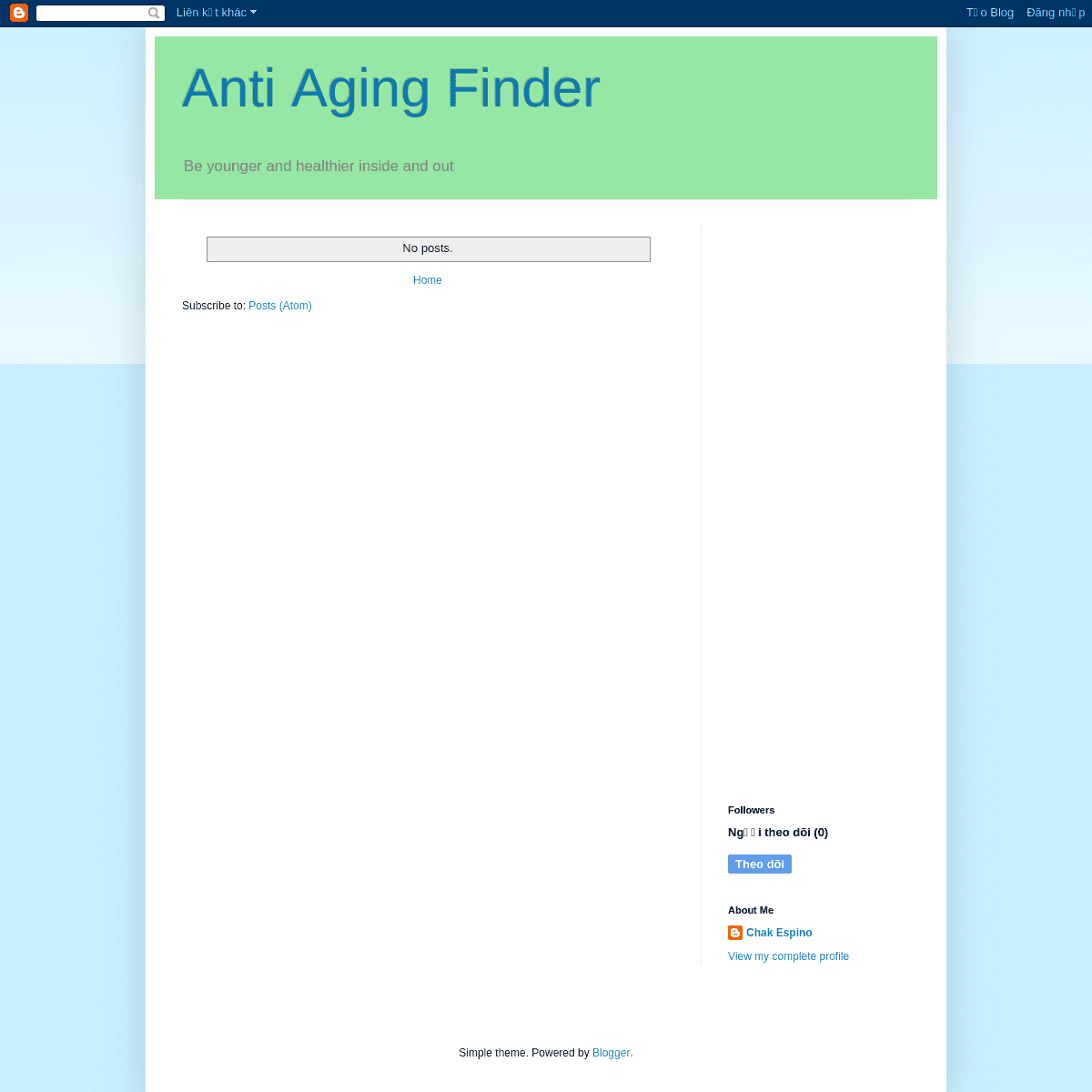 Anti Aging Finder