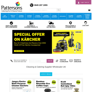Pattersons Cleaning, Bar & Catering Supplies