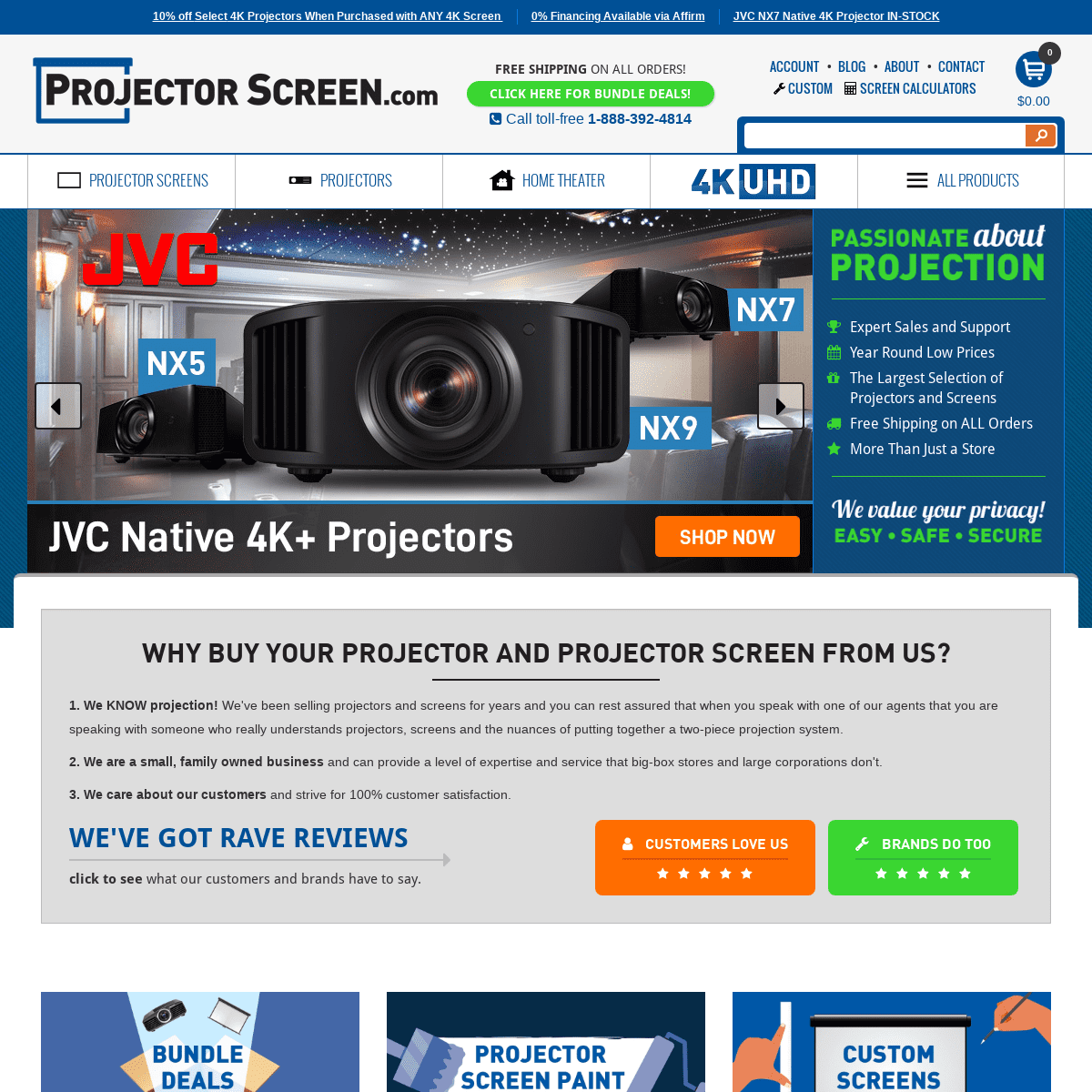 Projector Screen and Projector Sale - The Best Projector Screens
