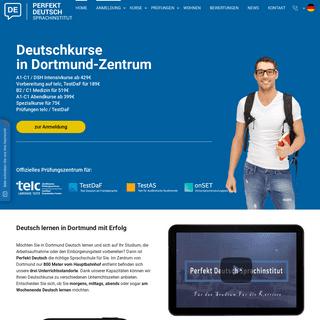 Deutschkurse in Dortmund Zentrum ⋆ DSH- und telc- Vorbereitung ab 399€
