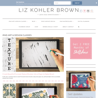 Liz Kohler Brown –  iPad Art, Design, Tutorials, & Inspiration