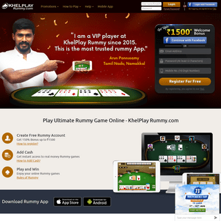 Play Rummy Online | Rummy Game With 150% Bonus | Play Real Cash Rummy at Khel Play Rummy.com 