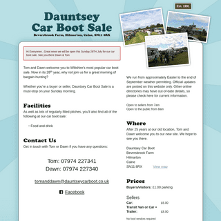 Dauntsey Car Boot Sale - Wiltshire's most popular - every Sunday