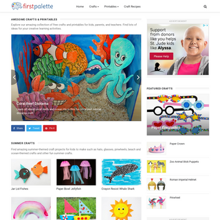 Kids' Crafts | Fun Craft Ideas | FirstPalette.com
