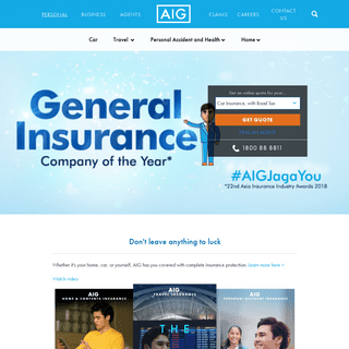 A complete backup of aig.my