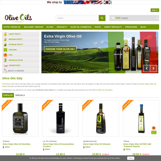 Online Extra Virgin Olive Oils Shop