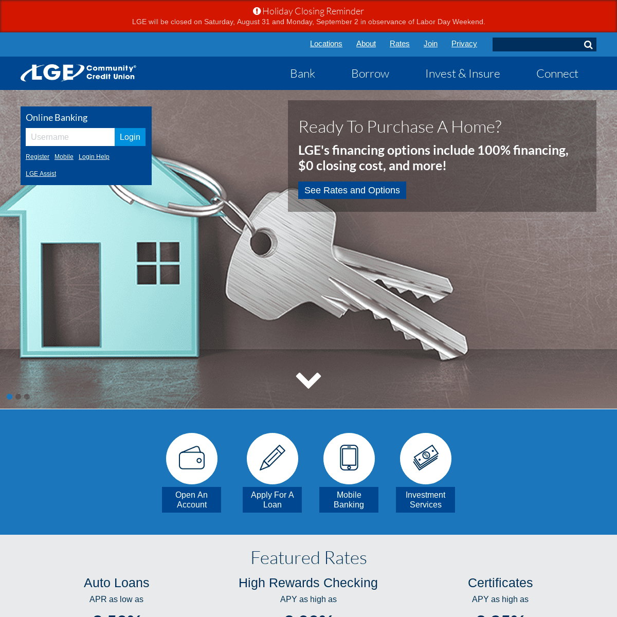 Home Page - LGE Community Credit Union