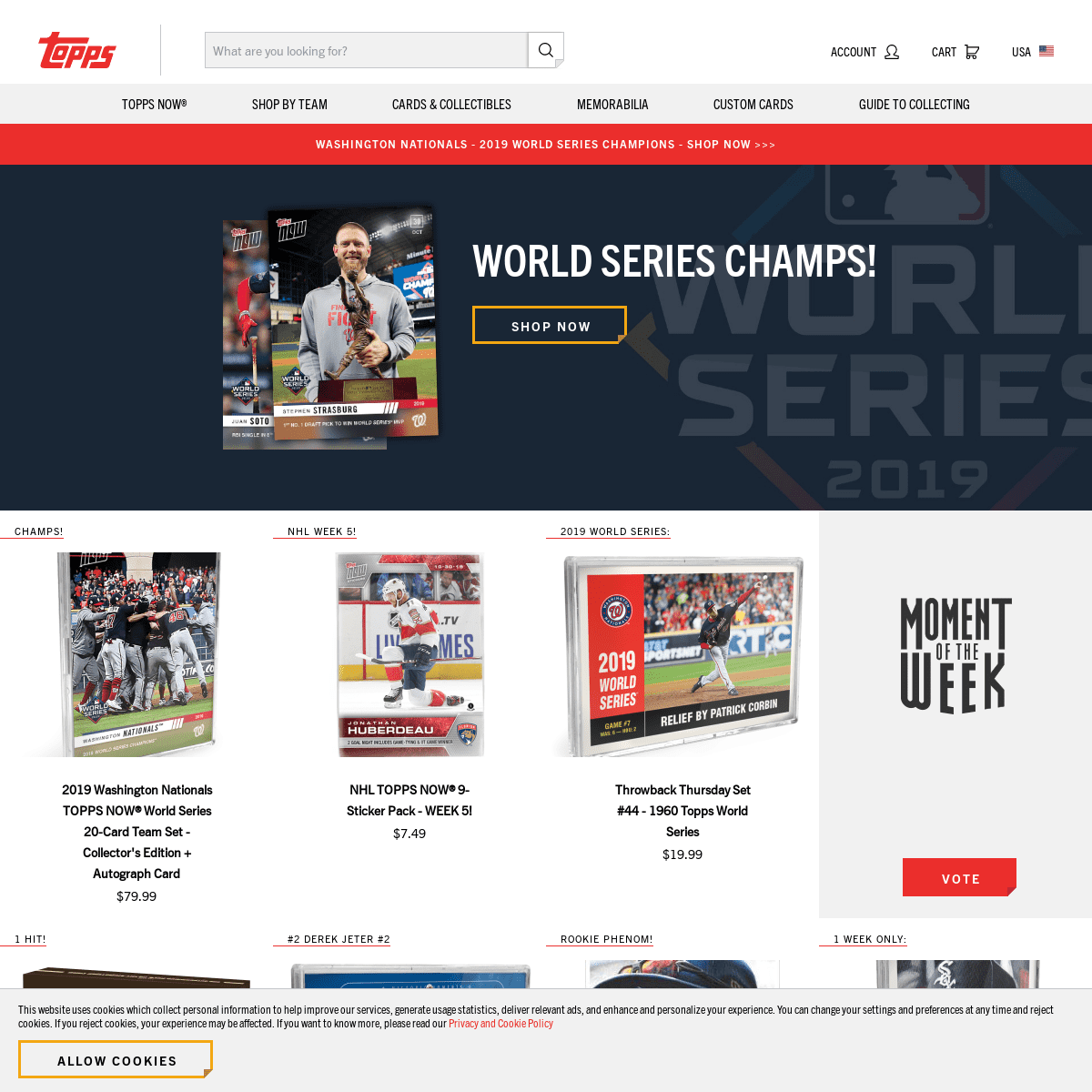 A complete backup of topps.com