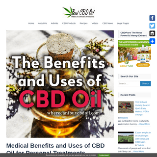 Medical Benefits and Uses of CBD Oil for Personal Treatments
