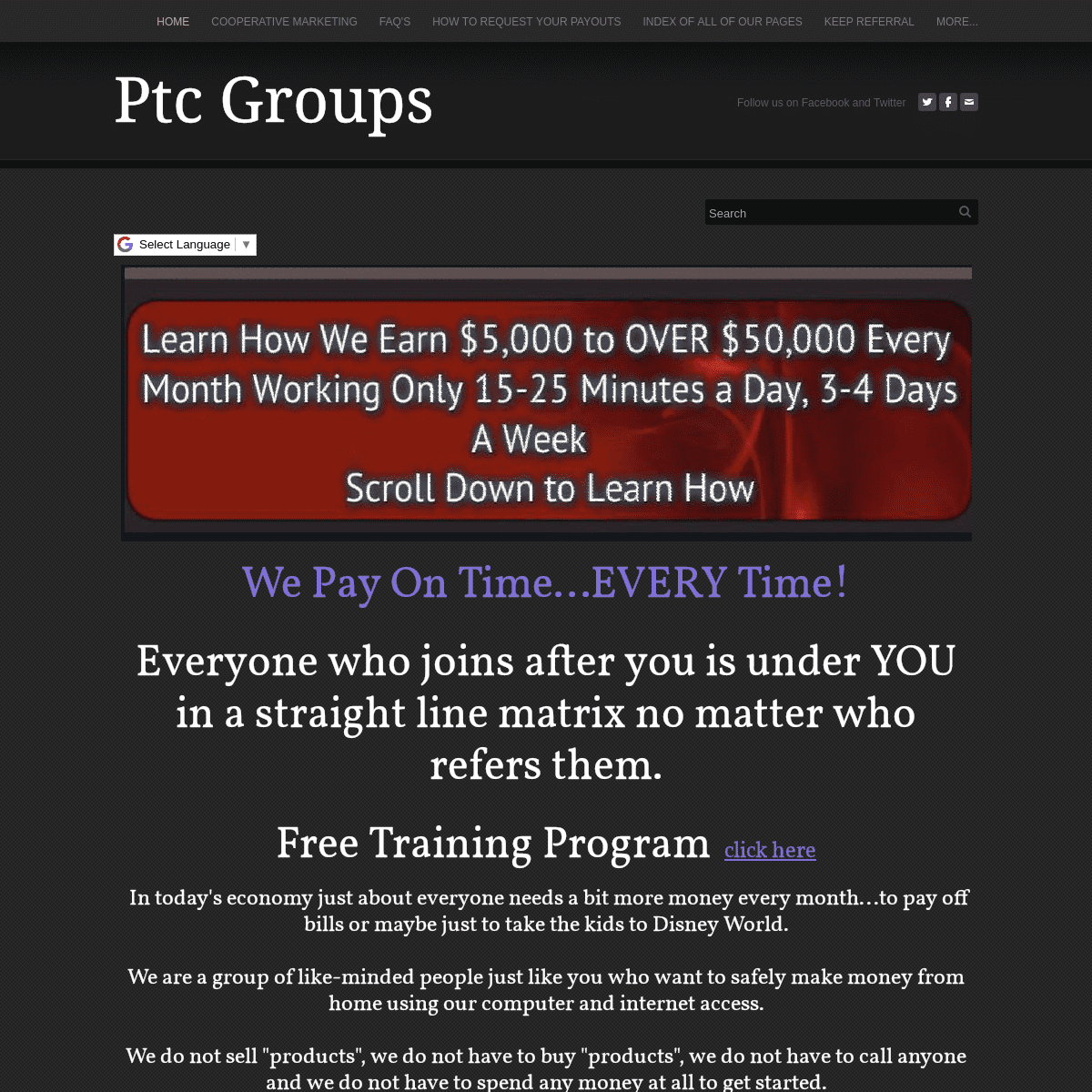 A complete backup of ptcgroups.com