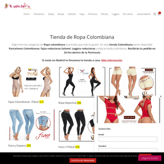 ▷Ropa Colombiana Online Pantalones levanta cola |Kprichos Moda Latina