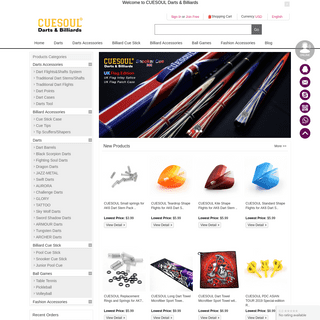 Cuesoul Darts and Billiards Official Store Online