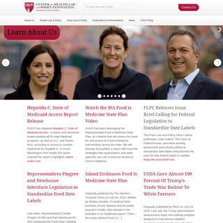 Home Page - Center For Health Law and Policy Innovation