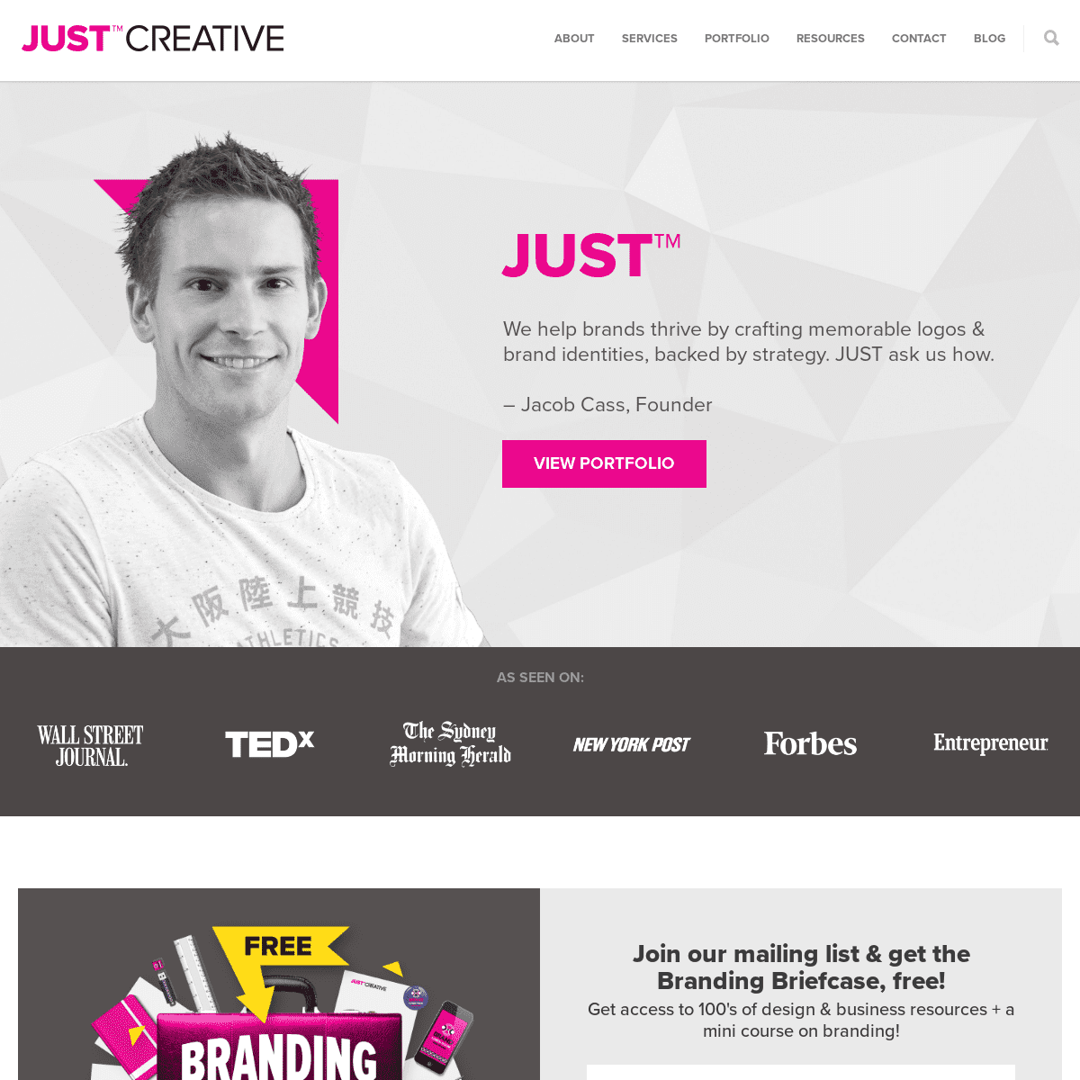 JUST™ Creative - Graphic Designer, Logo & Brand Identity Specialist