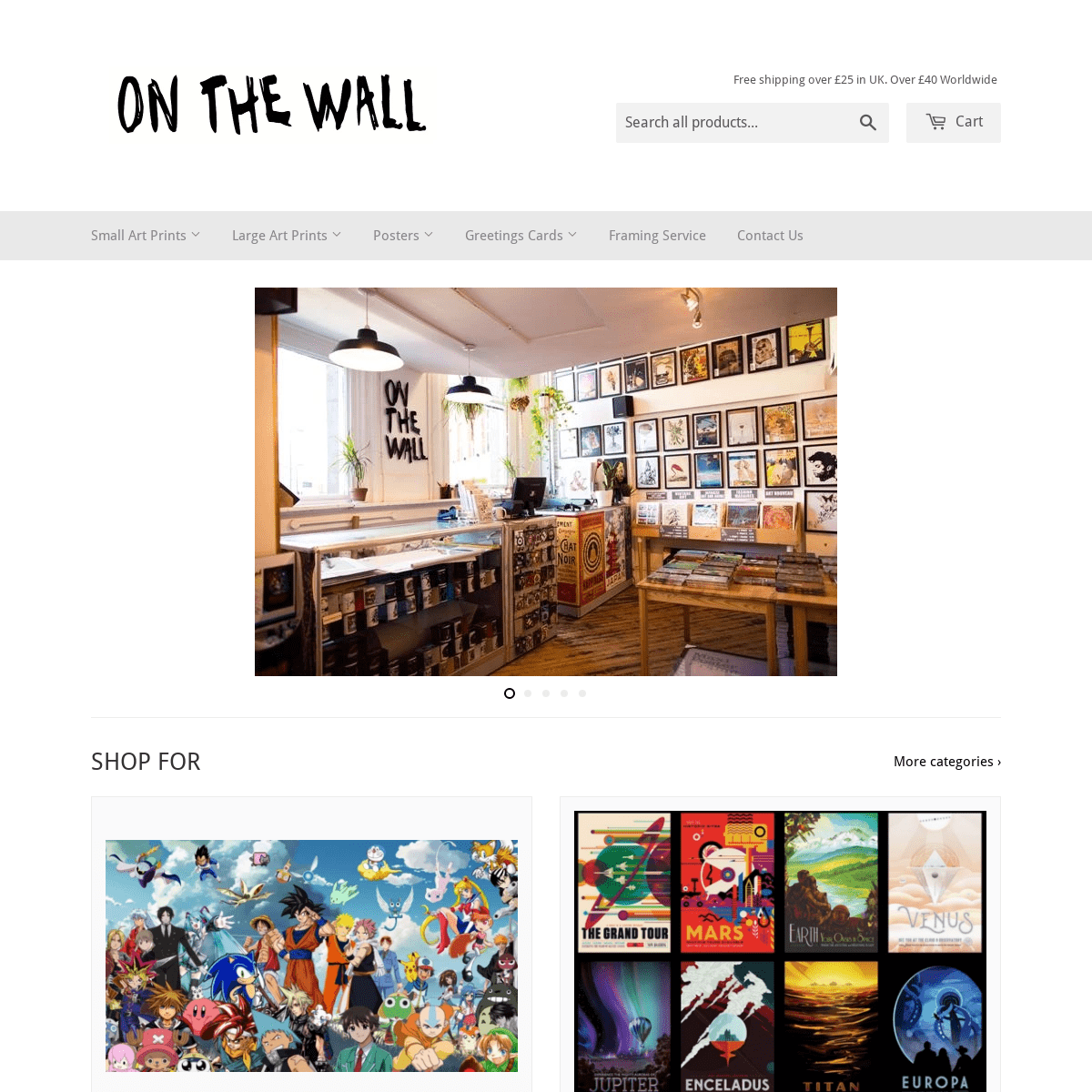 A complete backup of onthewall.co.uk