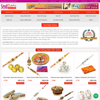 Send Rakhi Online | Deliver Rakhi Online | Order Rakhi Gifts Online