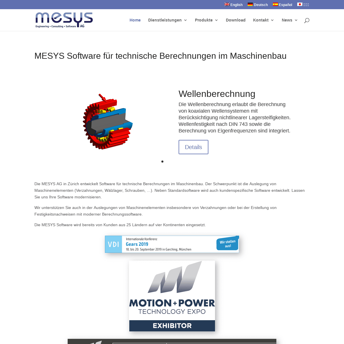 MESYS AG | Software für technische Berechnungen im Maschinenbau