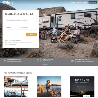 RV Rental, Motorhome & Camper Rentals Direct from Local Owners