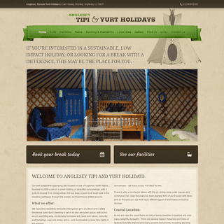 Anglesey Tipi and Yurt Holidays | Sustainable, Low Impart holidays in North Wales