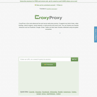 A complete backup of croxyproxy.com